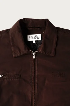 Numerals Work Jacket - Chocolate Brown