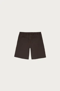 Nylon Ripstop Equipment Shorts - Chocolate