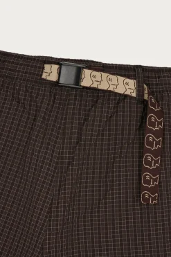 Nylon Ripstop Equipment Shorts - Chocolate