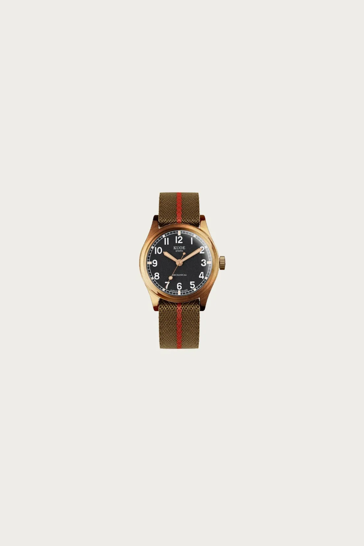 Old Smith 90-0002 - Black Dial/Bronze Case/Nylon Strap