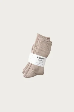 Organic Daily 3 Pack Crew Socks - Grayge