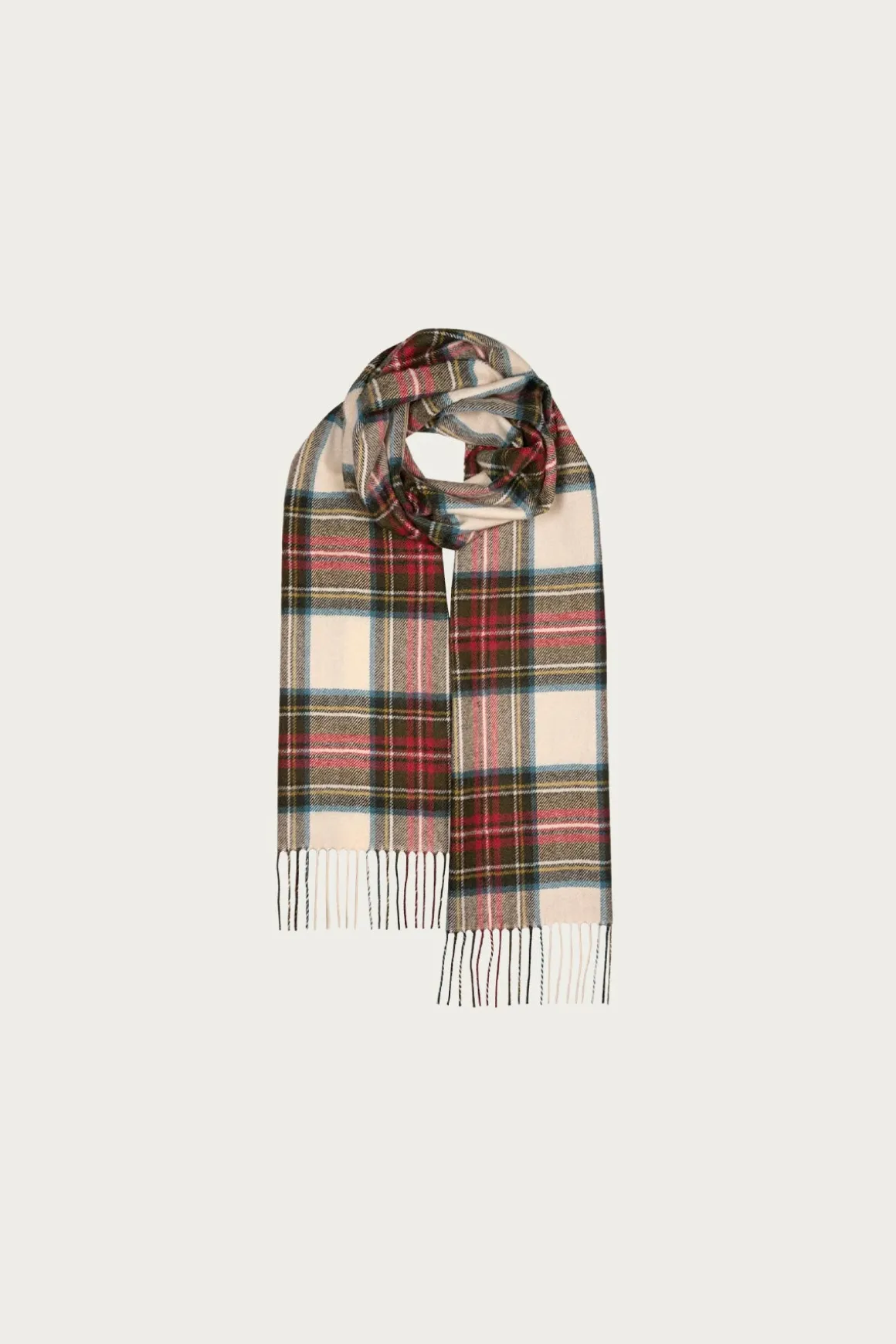 Oversized Lambswool Scarf - Dress Stewart Weathered