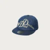 11.5oz Denim Baseball Cap (The Denim Died Embroidery) LOW - Indigo