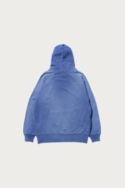 9oz. Loopwheel Raglan Hooded Sweatshirt - Faded Navy