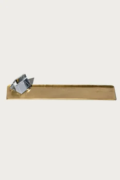 Prism Incense Holder w/ Brass Tray