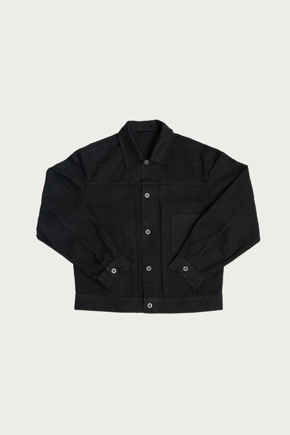 Range Jacket - Black Waxed Cotton Washi Ox