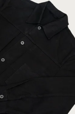 Range Jacket - Black Waxed Cotton Washi Ox