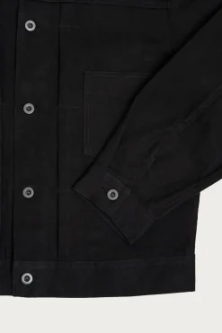 Range Jacket - Black Waxed Cotton Washi Ox