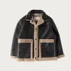 Reversbile Leather/Shearling Jacket - Black/Brown