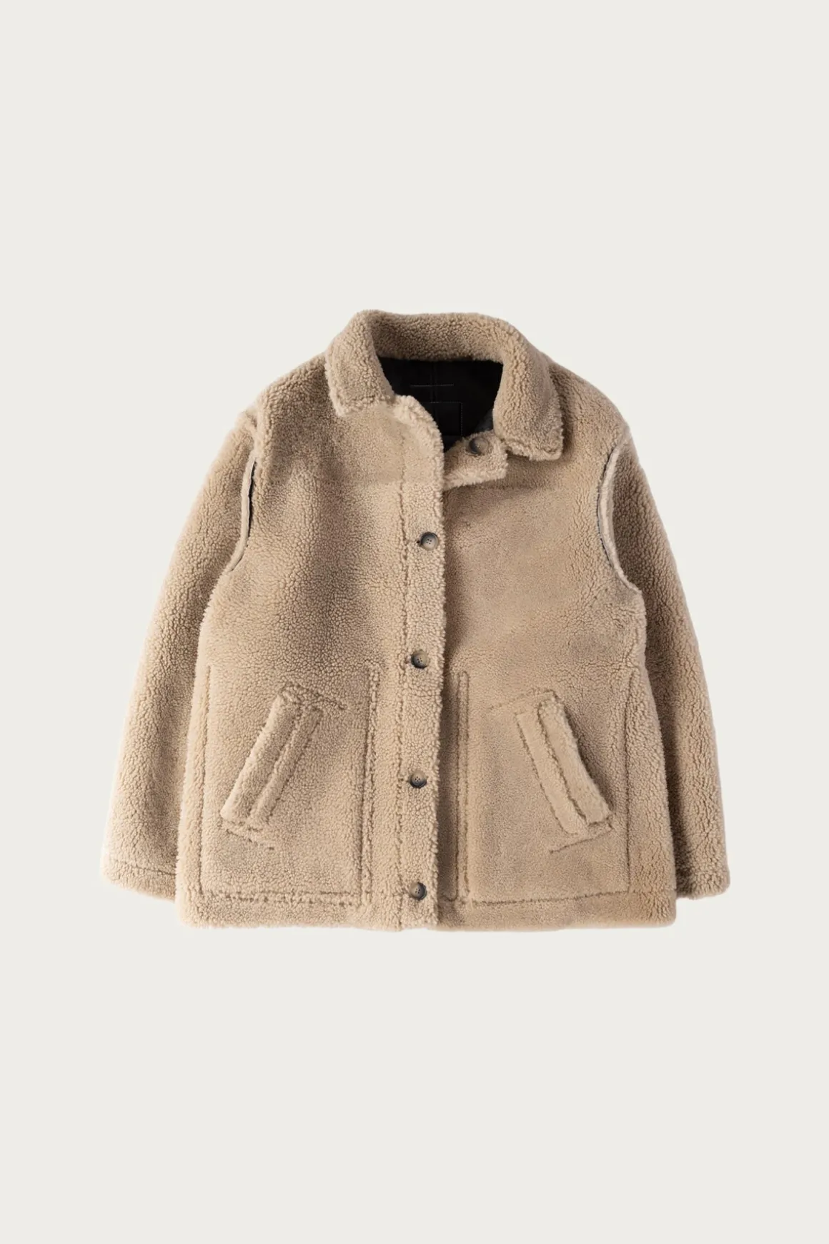 Reversbile Leather/Shearling Jacket - Black/Brown