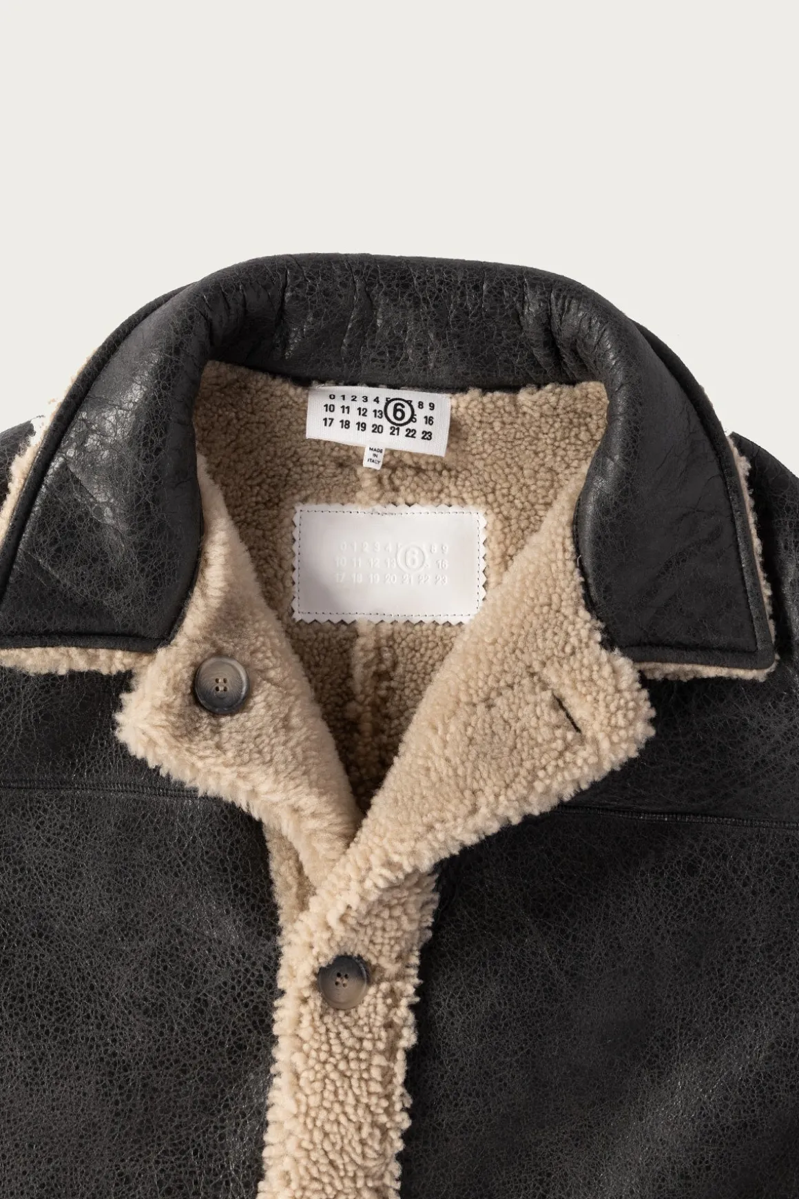 Reversbile Leather/Shearling Jacket - Black/Brown
