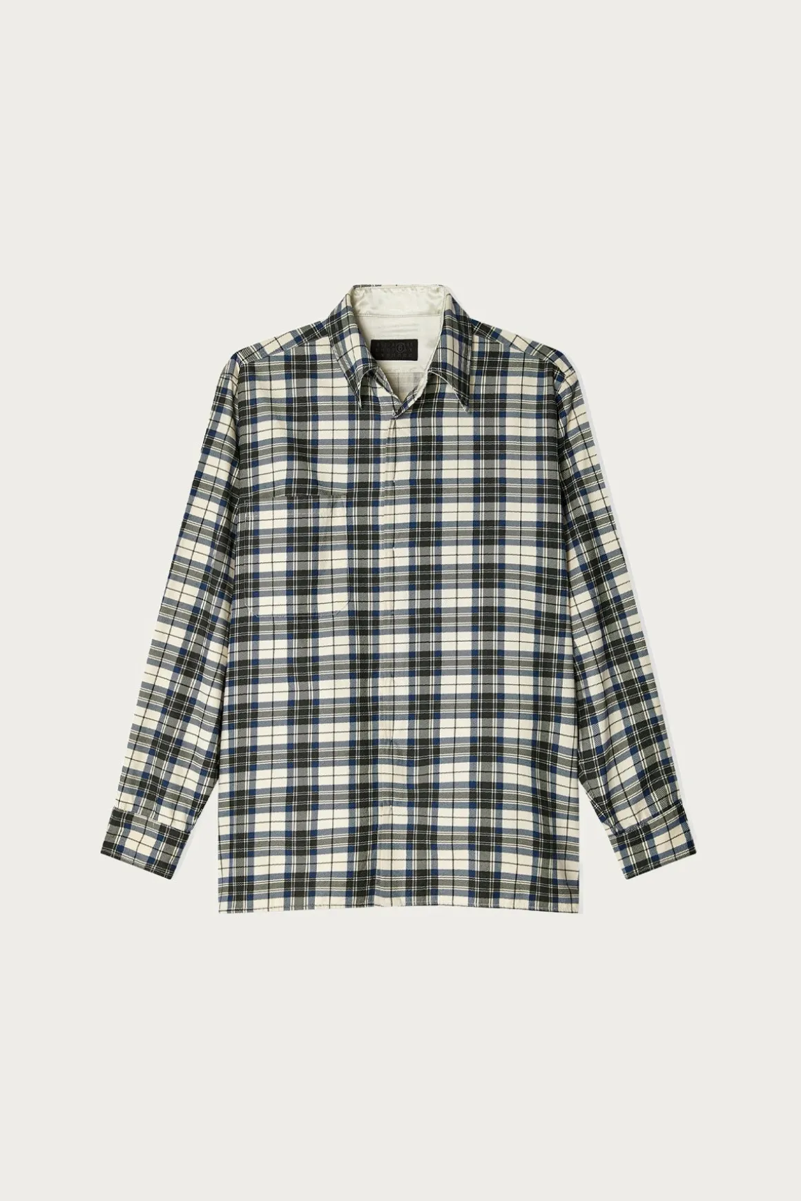 Reversible Flannel Shirt - Black/Blue
