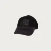 Roughout Suede Cap - Black