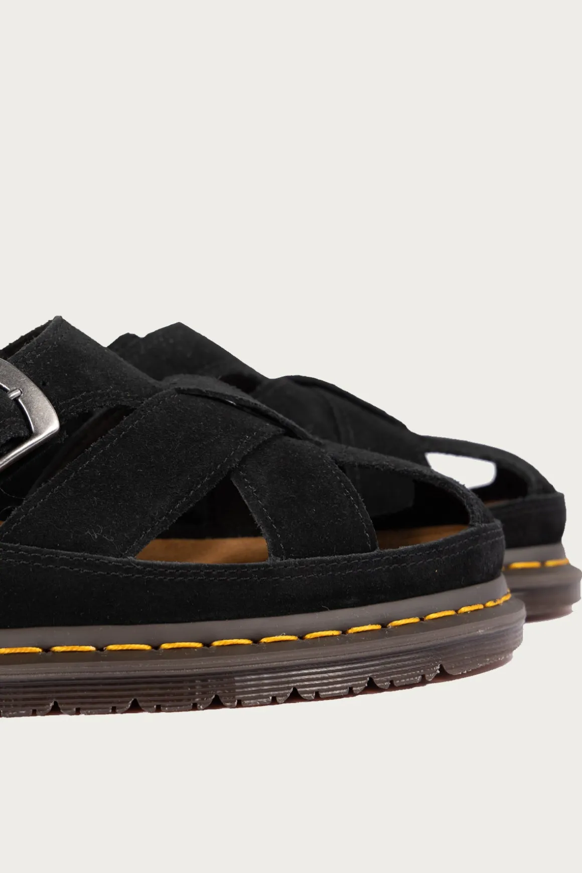 San Archive Fisherman - Plush Suede Reverse Black
