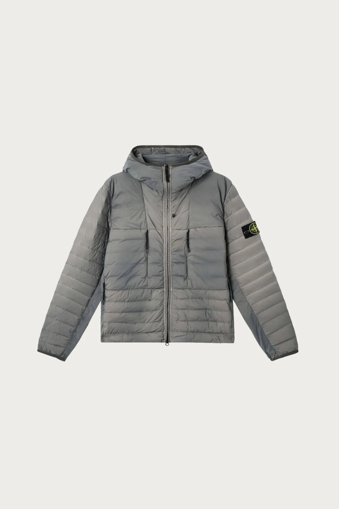 Seamless Tunnel Nylon Down-TC Jacket - Grey