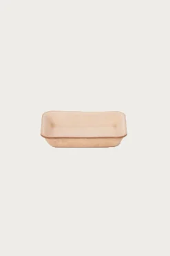 Small Leather Tray - Natural