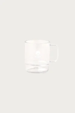 Stacking Mug Clear - Clear/White