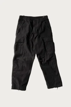 Stone Black Vintage Fit 6 Pocket Cargo Pants - Black Stone