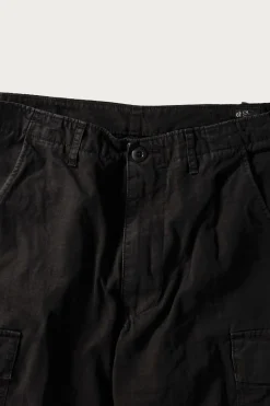 Stone Black Vintage Fit 6 Pocket Cargo Pants - Black Stone
