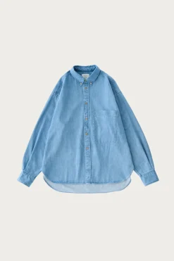 Studio Nicholson x Beams+ Lisa Denim Shirt - Faded Wash