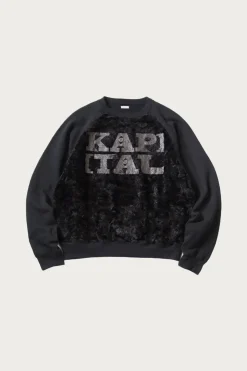 30/-SWTxFur GRIZZLY SWT (SPEAKEASY KAPITAL) - Black