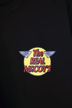 The Real McCoy's Logo Tee - Black