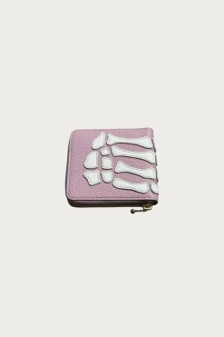 THUMB-UP BONE BAND ZIP Wallet - Pink
