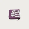 THUMB-UP BONE BAND ZIP Wallet - Purple
