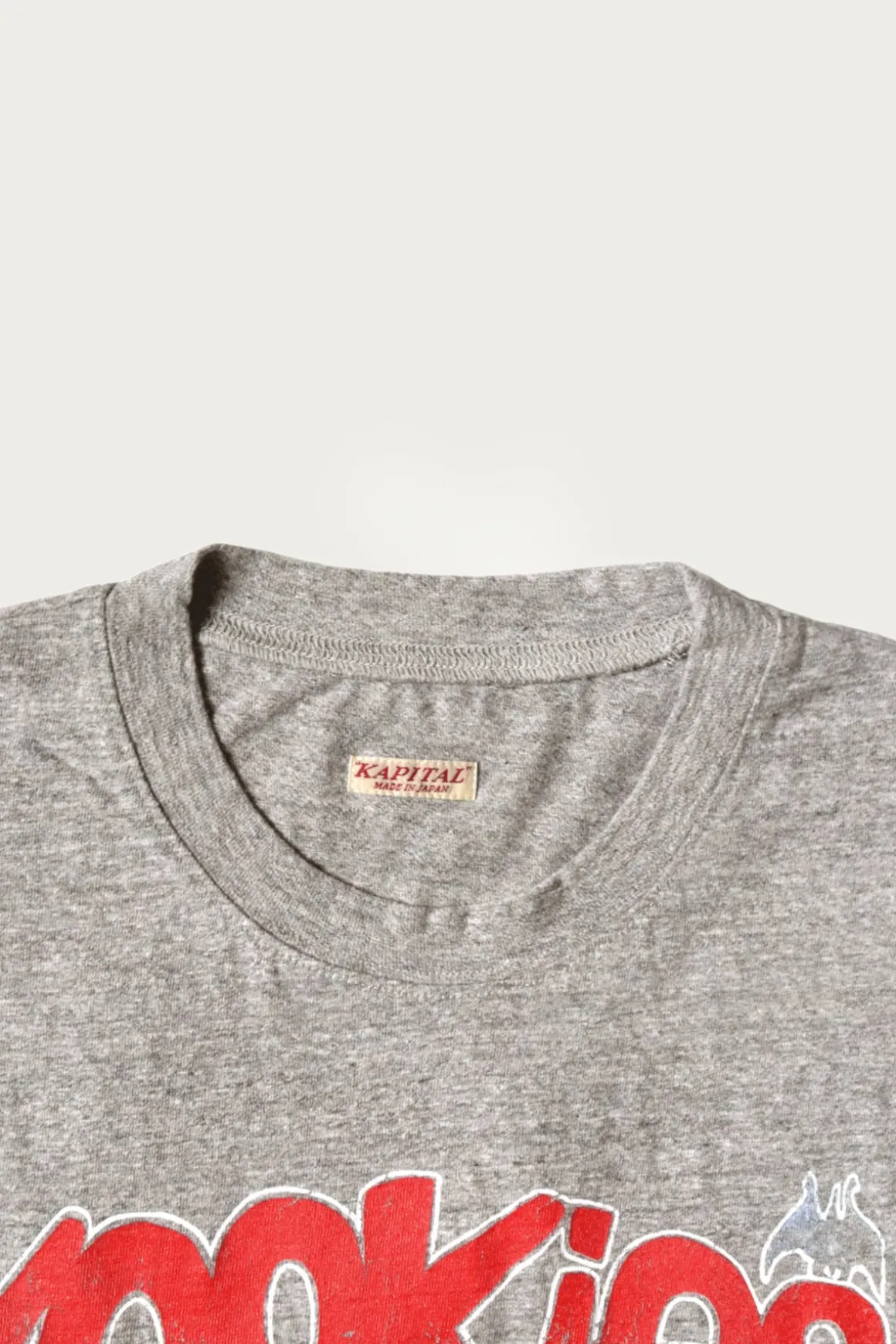 TOP Jersey Crew T (BUSTER PECKISH BOWY) - Grey