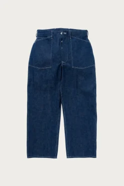 Trousers, Working, Denim - Blue