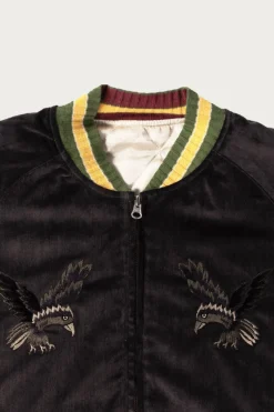 Velveteen Souvenir JKT (Raven&Skull) - Black