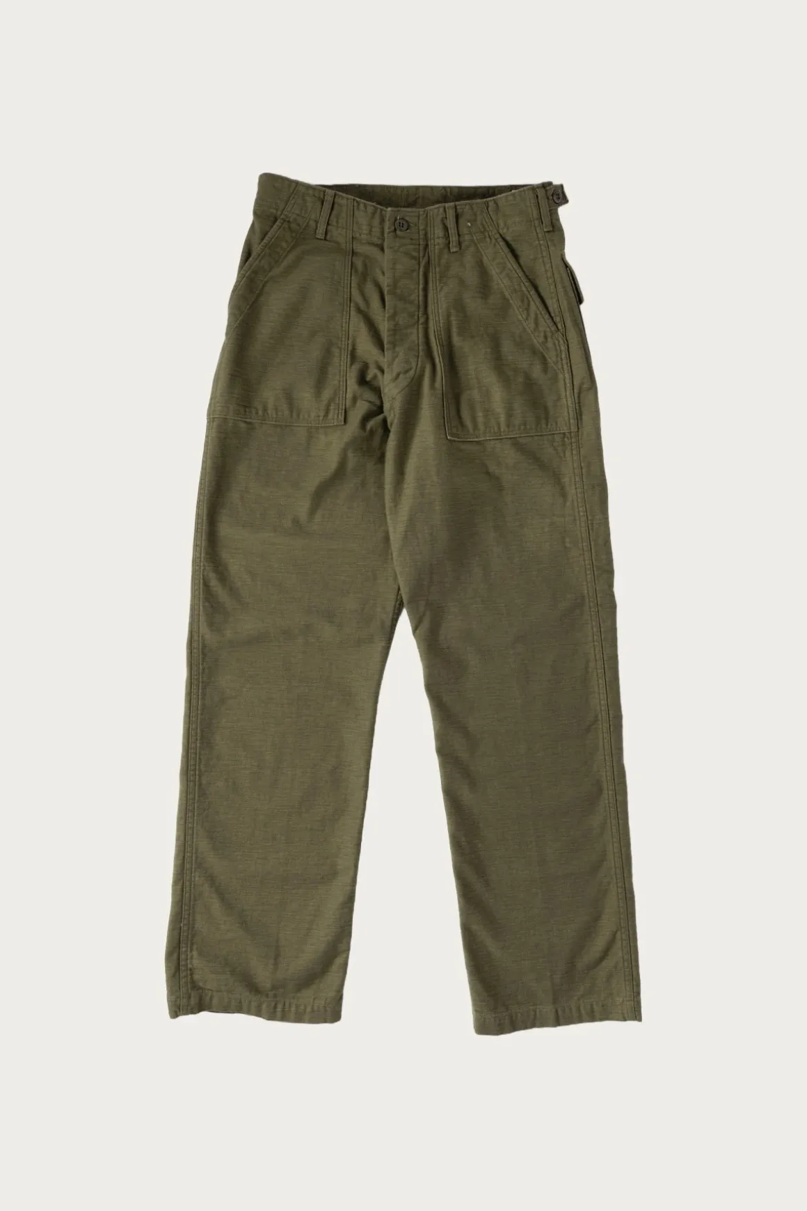 Vintage Fit Fatigues - Dark Olive