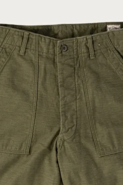 Vintage Fit Fatigues - Dark Olive