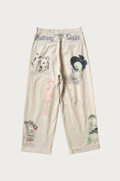 14W Corduroy IVY Pants (Memorial Paint Model) - Beige