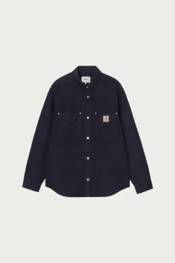 Walter Shirt Jacket - Garment Dyed Dark Navy