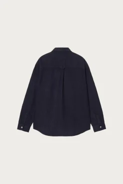 Walter Shirt Jacket - Garment Dyed Dark Navy