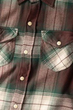 Washed Flannel Workshirt - Grizzly Shadow Plaid