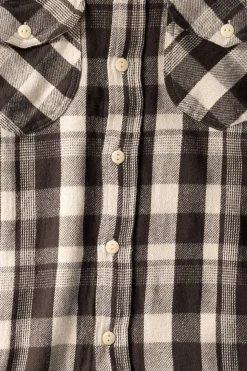 Washed Flannel Workshirt - Night Pitch