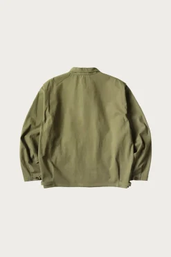 Water-Repellent Canvas ZIP-UP KAYAK PAW-PAW Blouson - Khaki