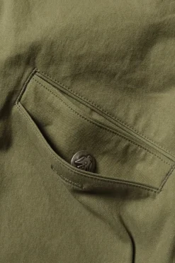 Water-Repellent Canvas ZIP-UP KAYAK PAW-PAW Blouson - Khaki