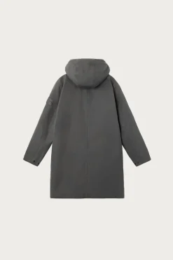 Weatherproof Cotton Canvas Parka - Grey
