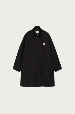 Webster Coat - Black/Black Rinsed