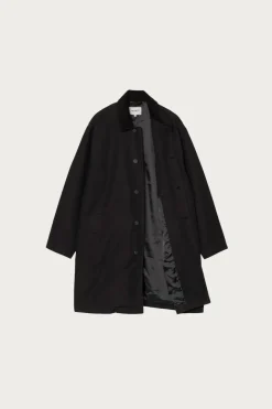 Webster Coat - Black/Black Rinsed
