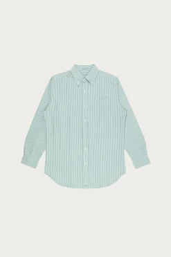 Wythe Oxford - Evergreen Stripe