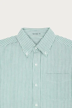 Wythe Oxford - Evergreen Stripe